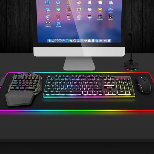 One Hand Wireless Gaming Keyboard