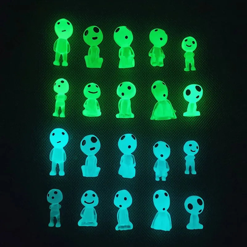 Glowing Forest Spirit Gibli Figurines