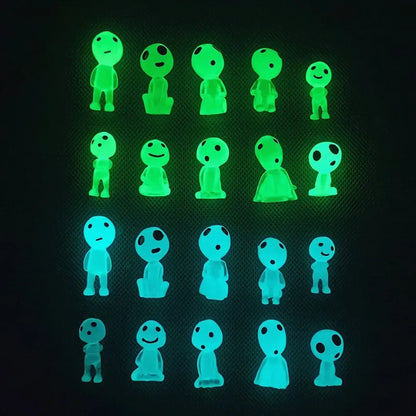 Glowing Forest Spirit Gibli Figurines