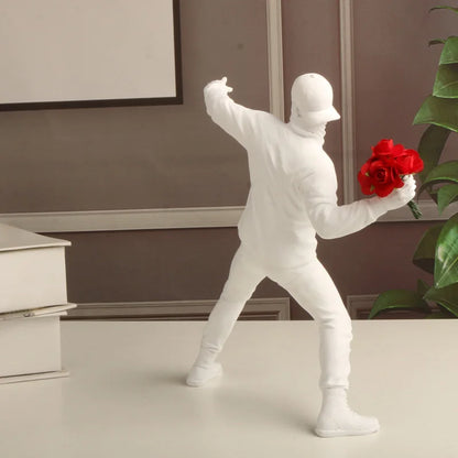 Sculptures Banksy Flower Thrower