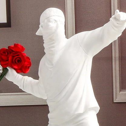 Sculptures Banksy Flower Thrower