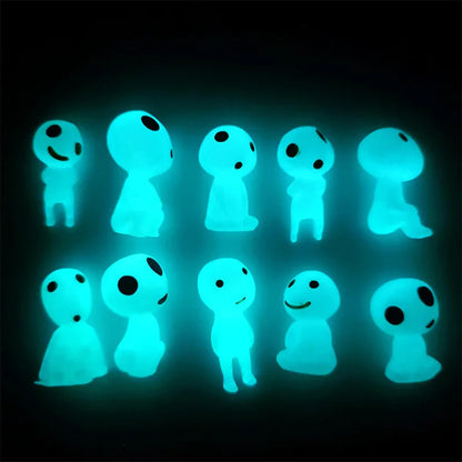 Glowing Forest Spirit Gibli Figurines